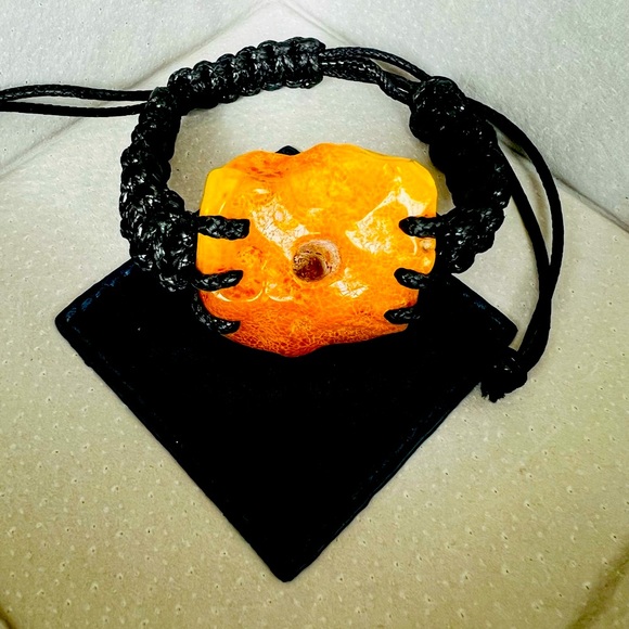 A precious, healing Bracelet X made of Baltic amber - Picture 2 of 12